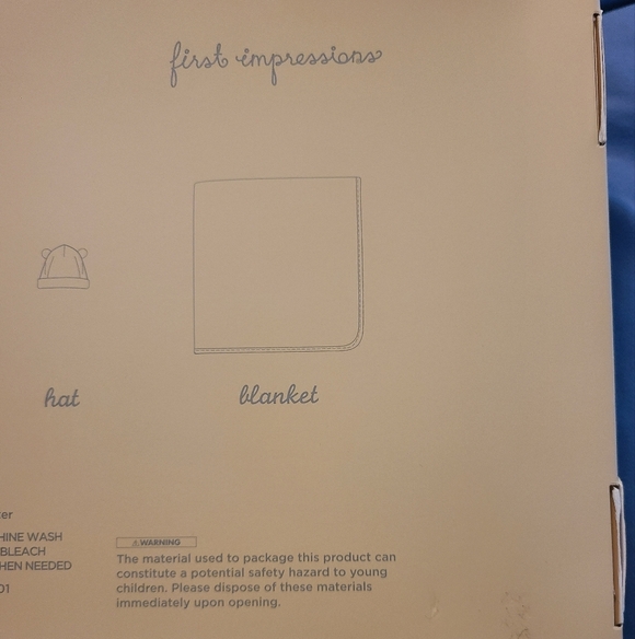 First Imoressions Pink Floral 3-Piece Baby Gift Set 0-3 Months NIB - Picture 6 of 7